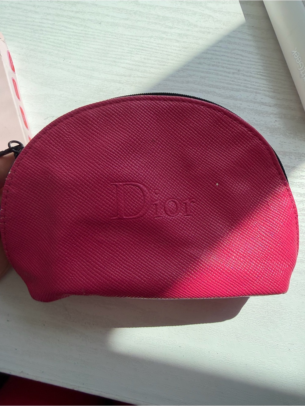 Dior Pink Cosmetic Bag